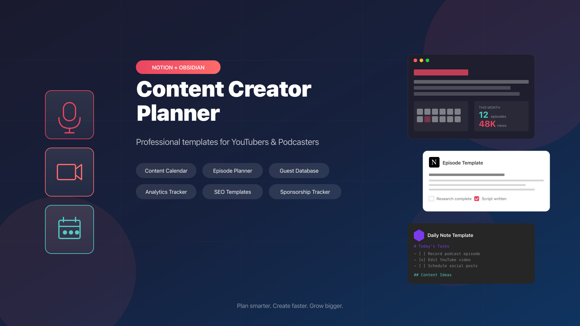 Content Creator Planner